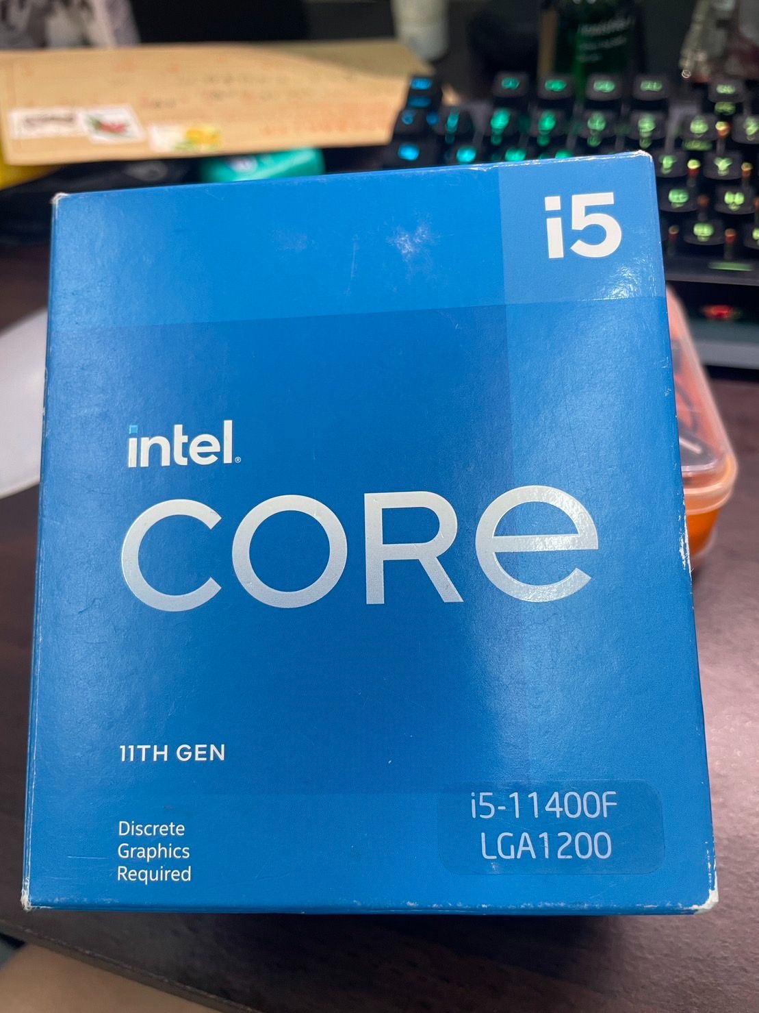 Intel® Core™ i5-11400F CPU 有盒有保有風扇 保固至2025.1.22 11代 1200腳位