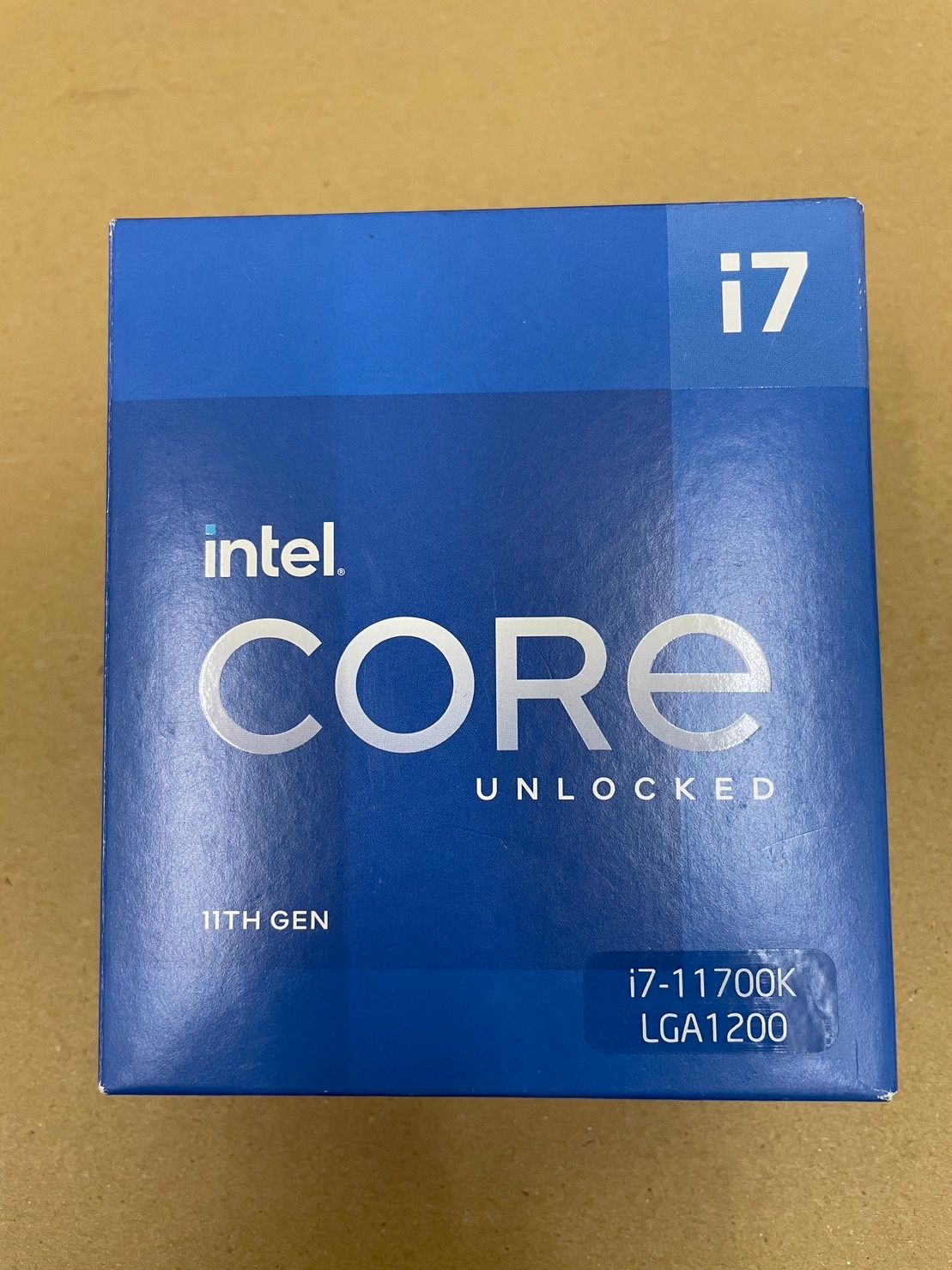 Intel® Core™ i7-11700K CPU 處理器 11代 超頻版 盒裝完整有保至24.5.14