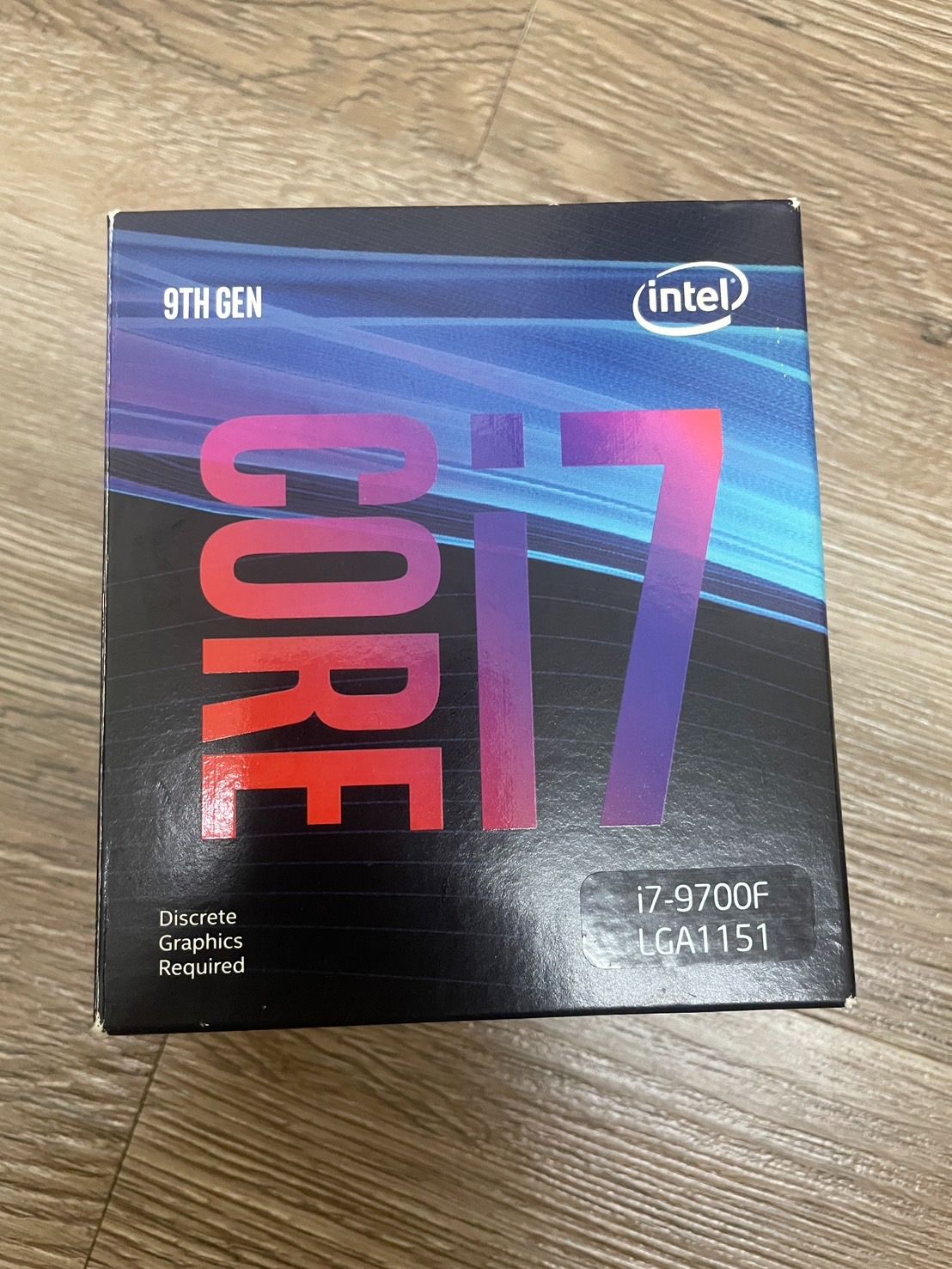 Intel® Core™ i7-9700F CPU 處理器 9代 1151腳位 無內顯 無保非原盒裝無風扇