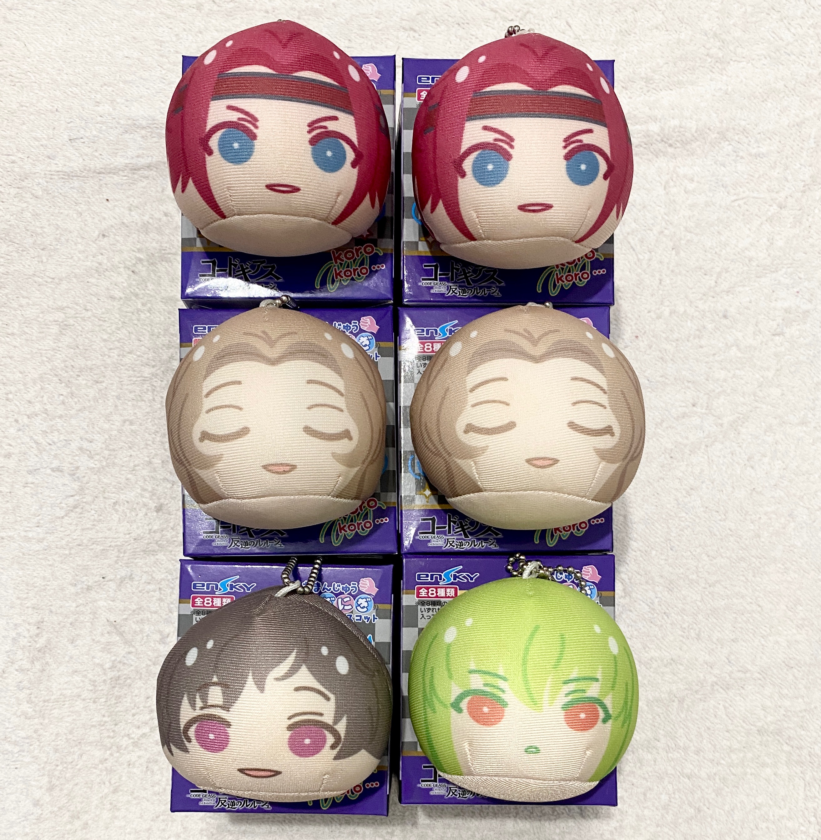 【二手】code geass 魯路修 饅頭 卡蓮 娜娜莉 羅洛 C.C