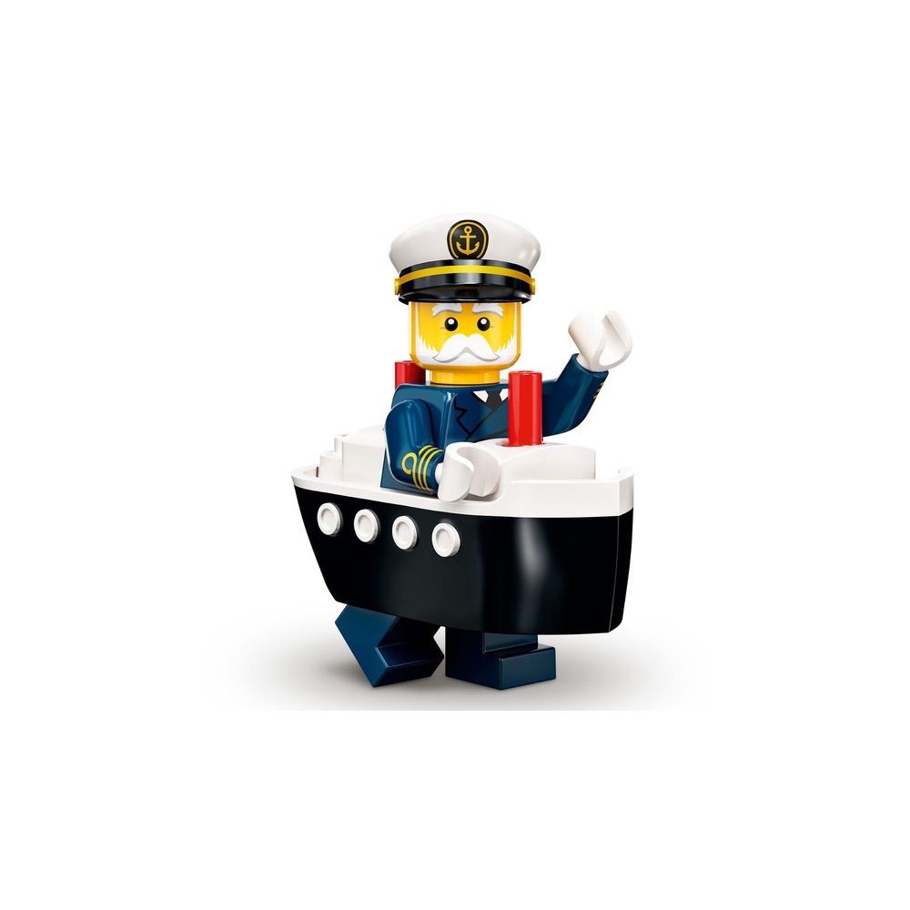 【LEGO 樂高】  71034 10號 渡輪 船長 Ferry Captain Series 23（拆封確認款）