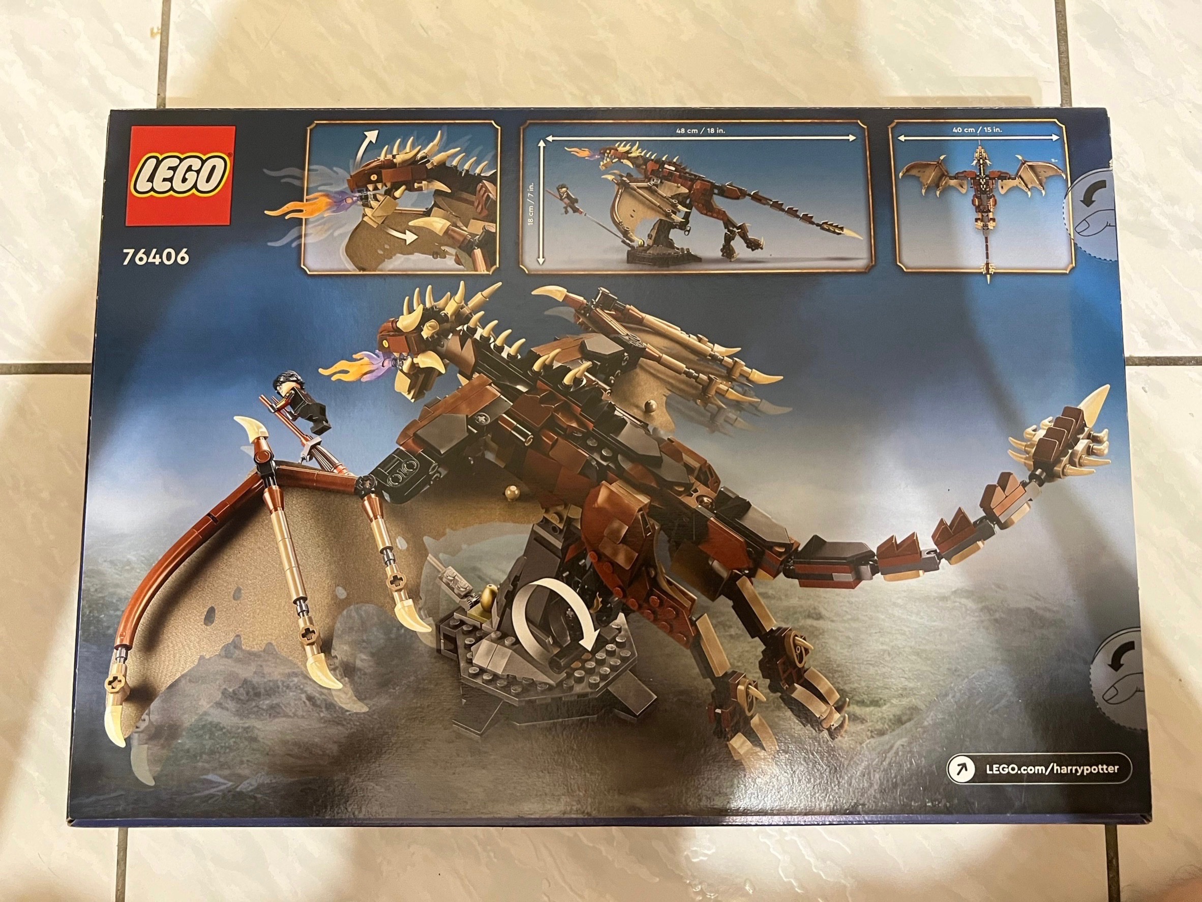 【LEGO 樂高】 76406 匈牙利角尾龍 哈利波特系列樂高盒組