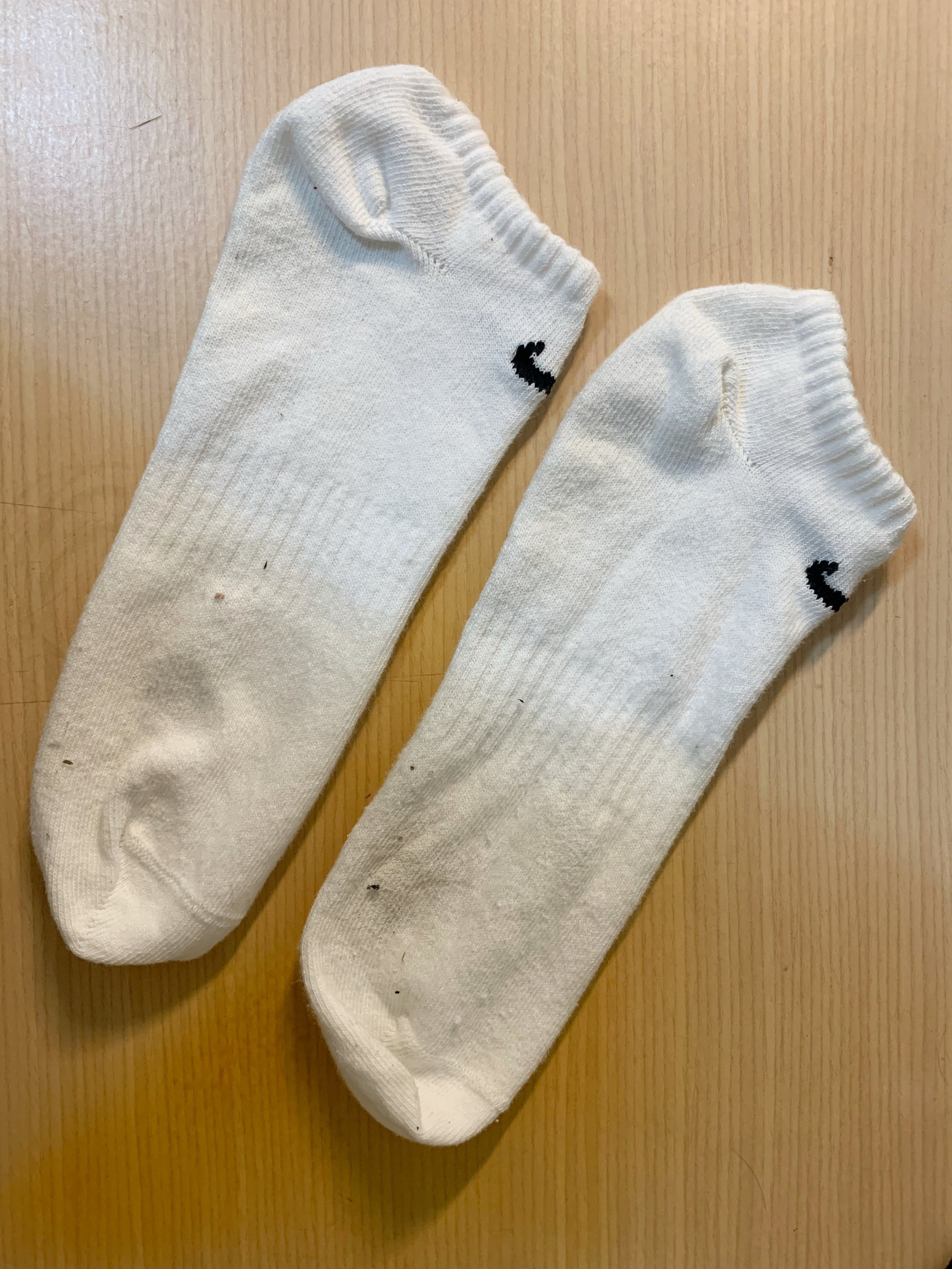 （二手）Nike 短襪 白色 薄款 XL