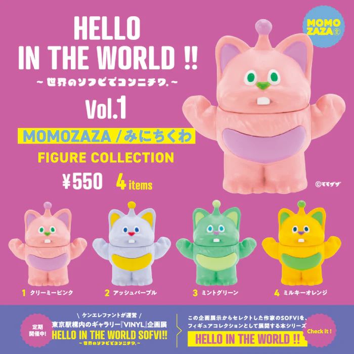 HELLO IN THE WORLD !! Vol.1 Mini 吉古拉 盲盒（隨機出貨）