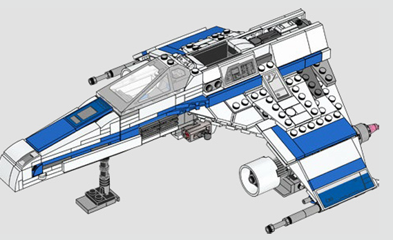 LEGO  未組裝載具、場景    「星戰 II 區」