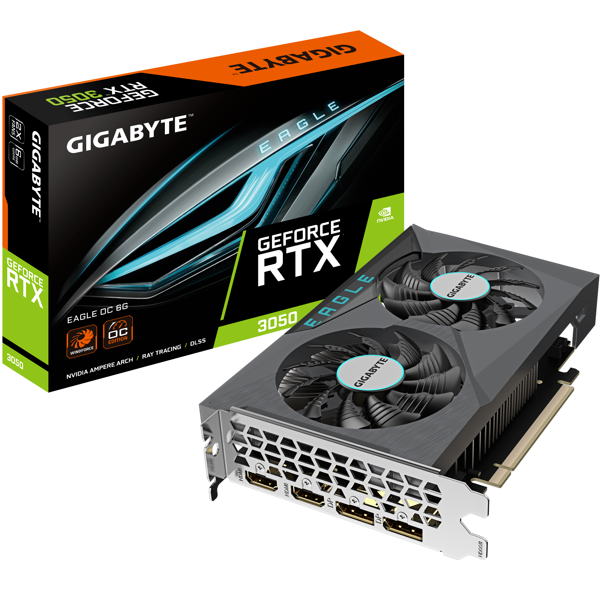 [三大廠 RTX3050  6G最低價] 技嘉 RTX 3050 WINDFORCE OC 6G 模擬器神卡 省電