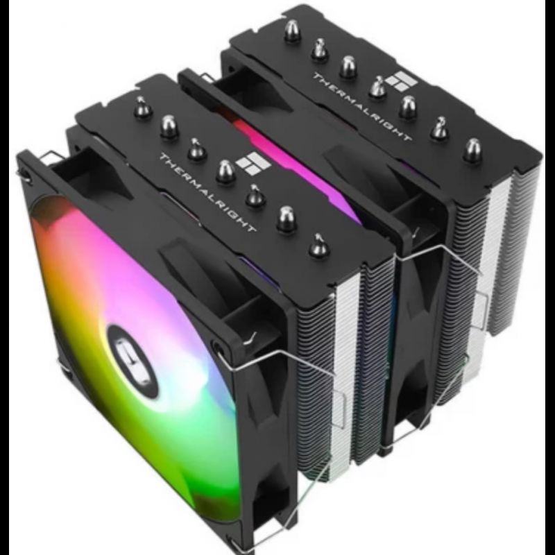 [千元內最強空冷]全新 利民 Thermalright PS120 SE ARGB 幻靈 7銅熱管雙塔雙扇 只有黑色