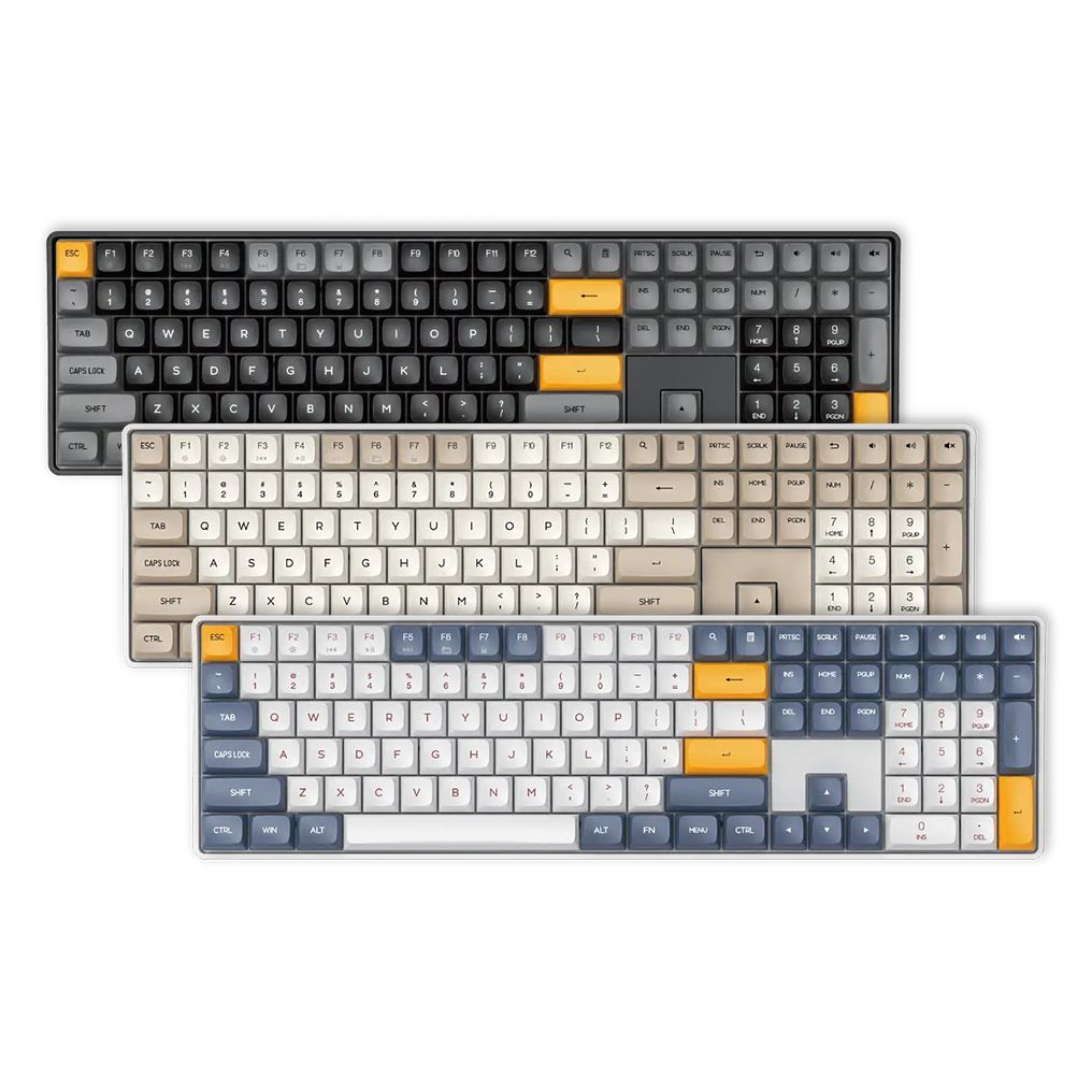 darkFlash大飛 GD100 GD108 雙模機械式鍵盤 有線 無線雙模/黃軸/PBT鍵