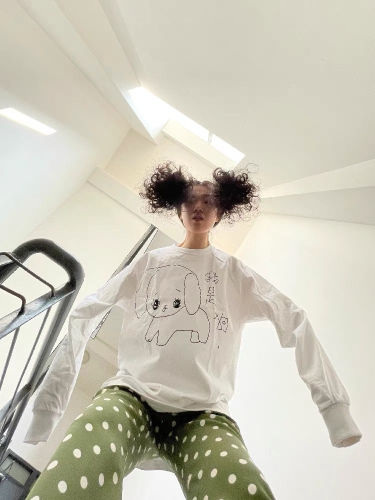 我是狗 長T