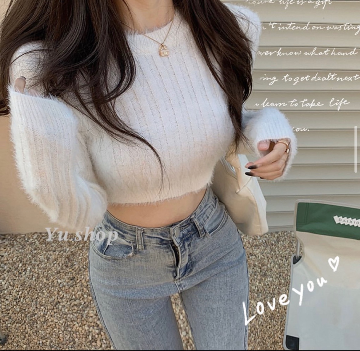 辣妹款短板軟糯顯身上衣♡