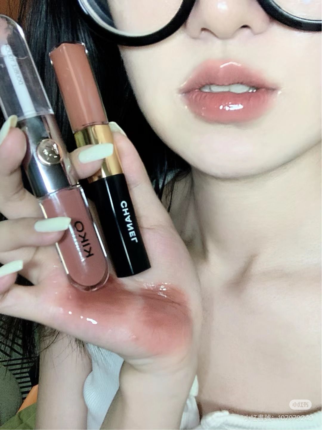 （現貨）香香平替💄KIKO雙頭唇釉#103 不沾杯！！一頭唇釉一頭雨衣