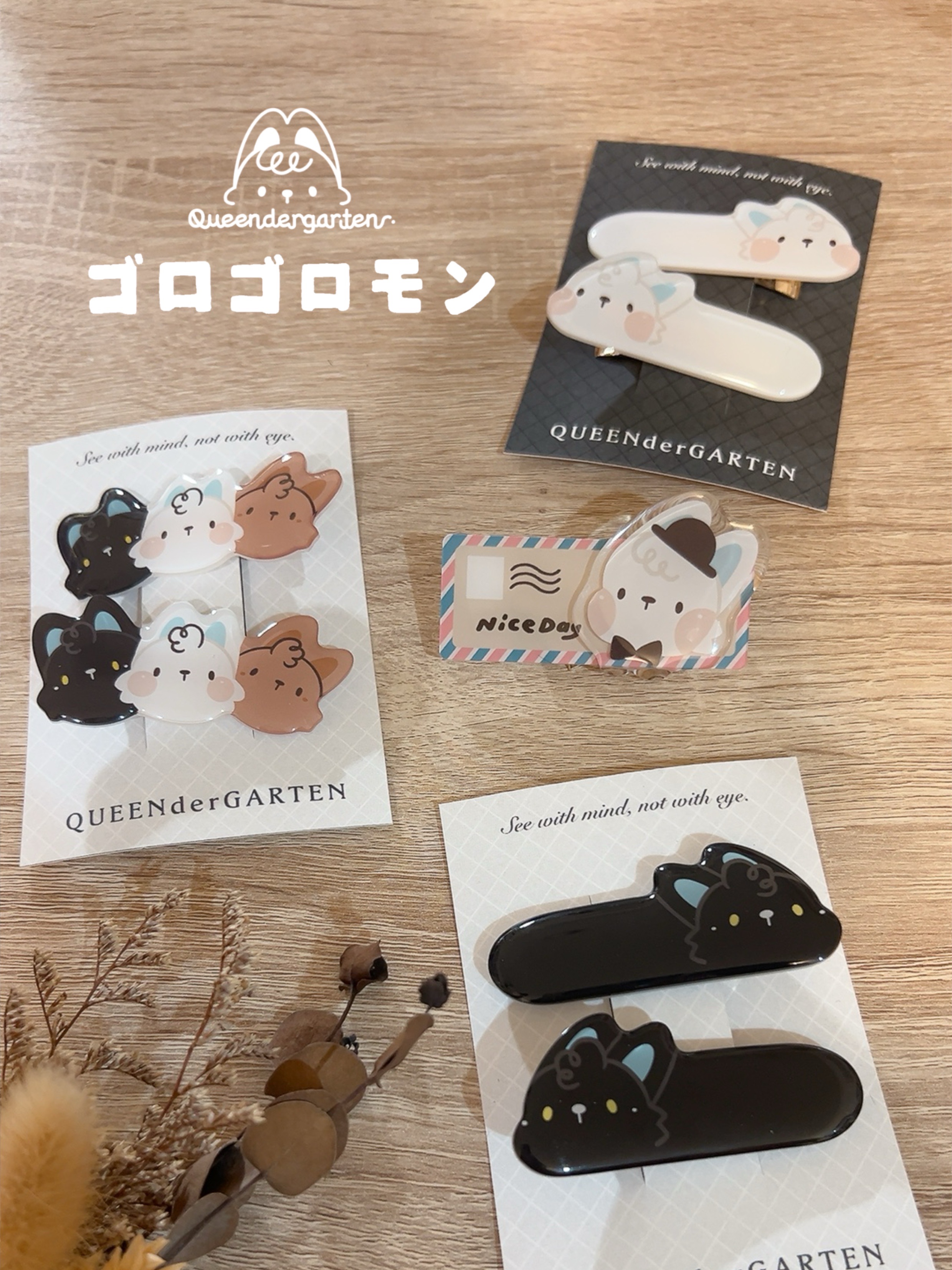 呼嚕怪✦超可愛！滴膠髮夾