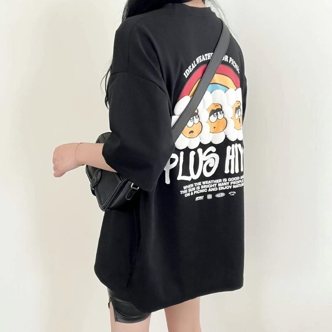 正韓 立體泡泡花瓣 短袖T恤 男女同款