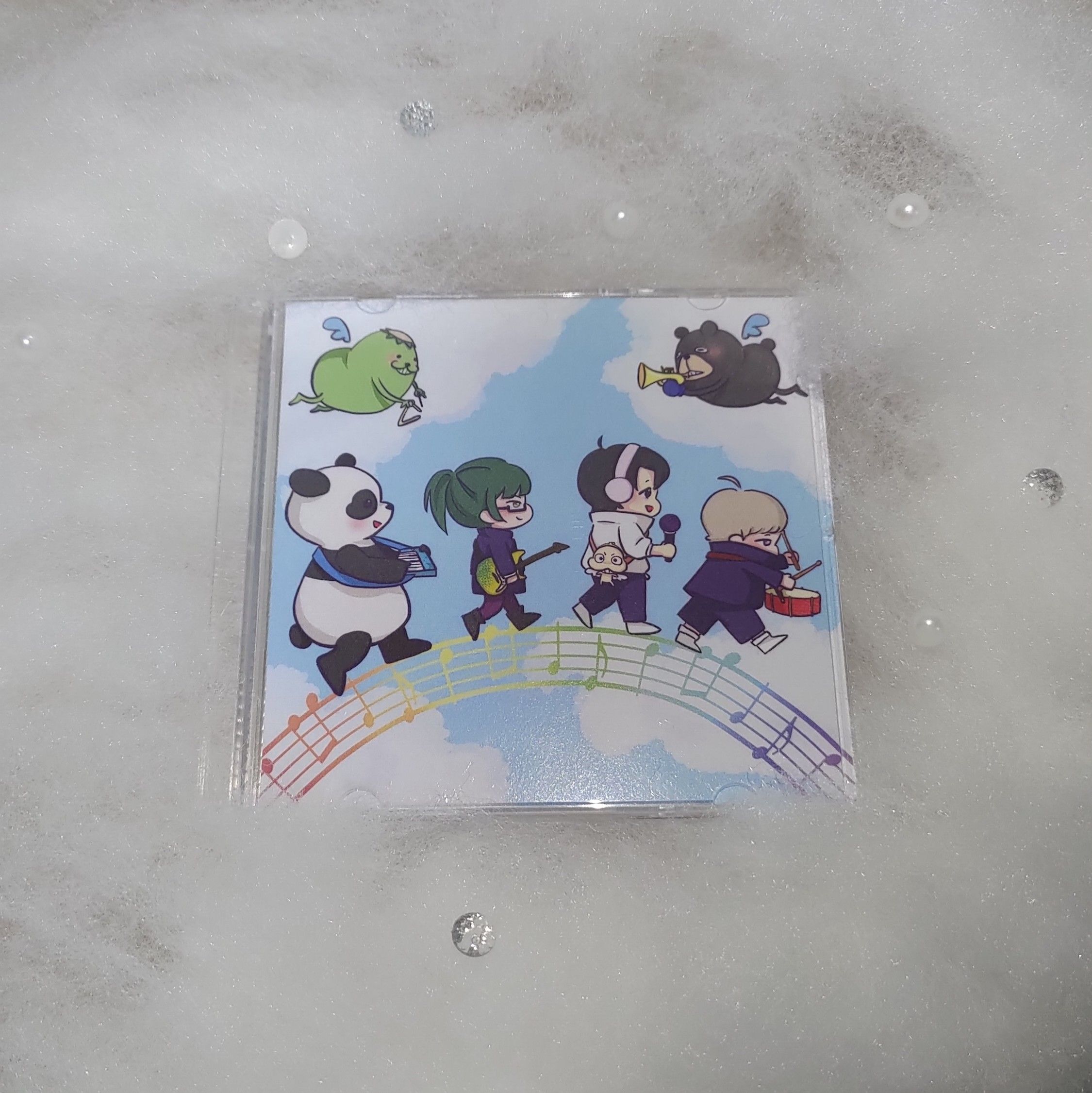 [自家通販/咒術]二年級樂團專輯 3吋CD壓克力擺飾