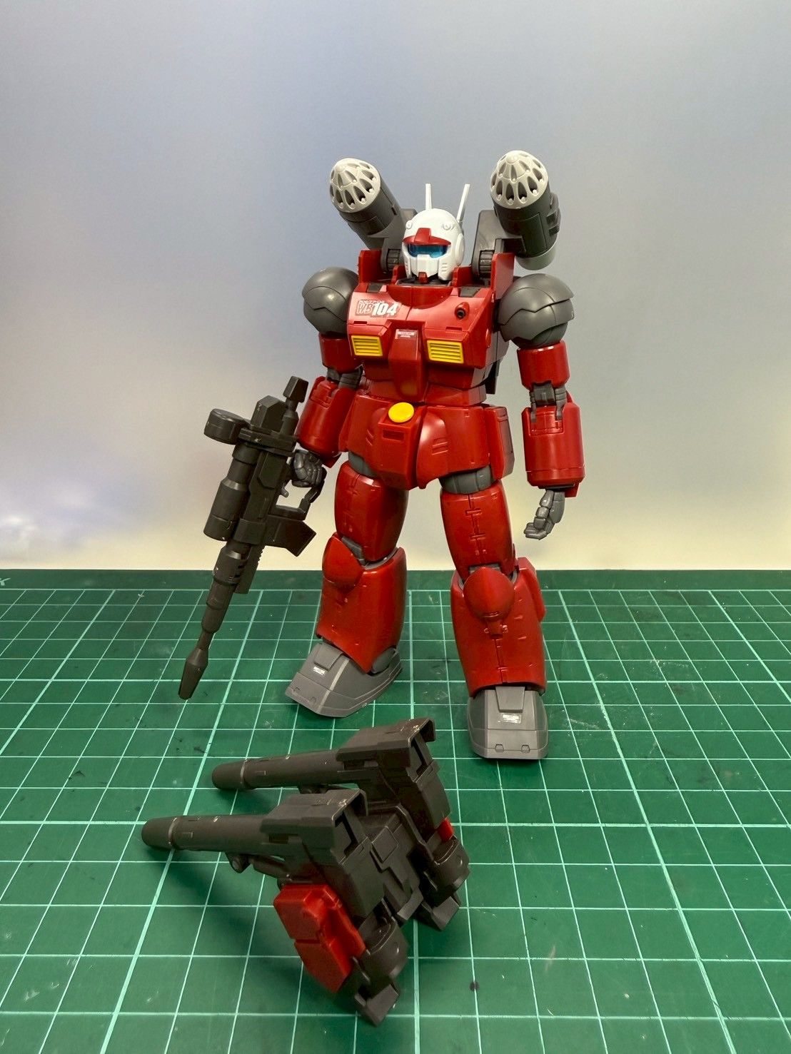 HGUC 鋼加農 （ククルス・ドアンの島版） 中古殺肉（如說明）
