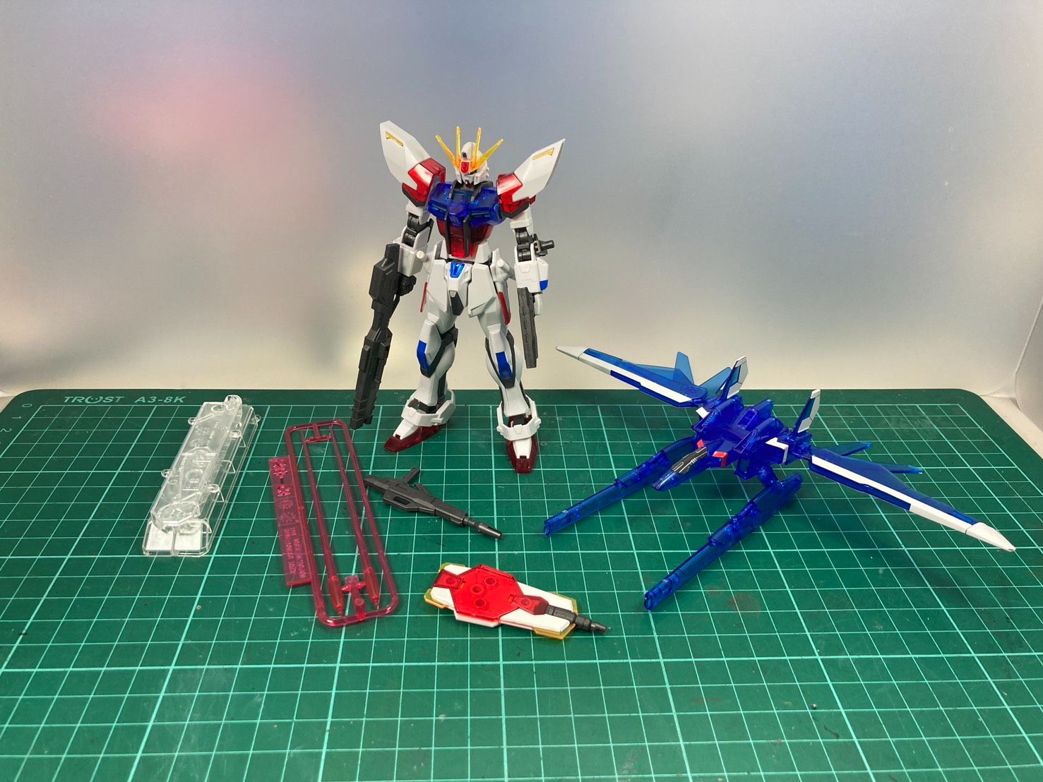 HGBF 1/144 製作攻擊鋼彈 中古殺肉（如說明）