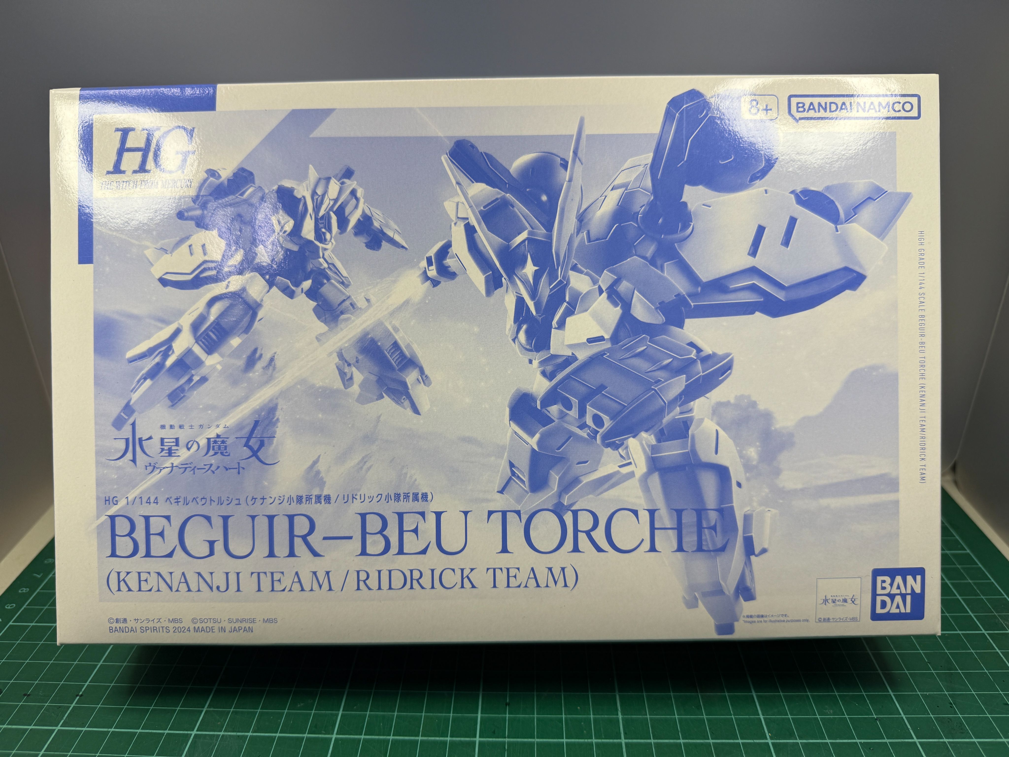 PB限定 水星的魔女 HG 1/144 BEGUIR-BEU TORCHE 火炬型異端審判者 凱南吉小隊機/利德里克小隊