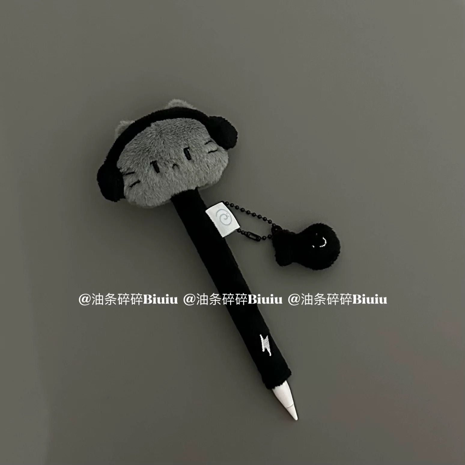 售完斷貨！！！耳機小灰貓apple pencil筆套