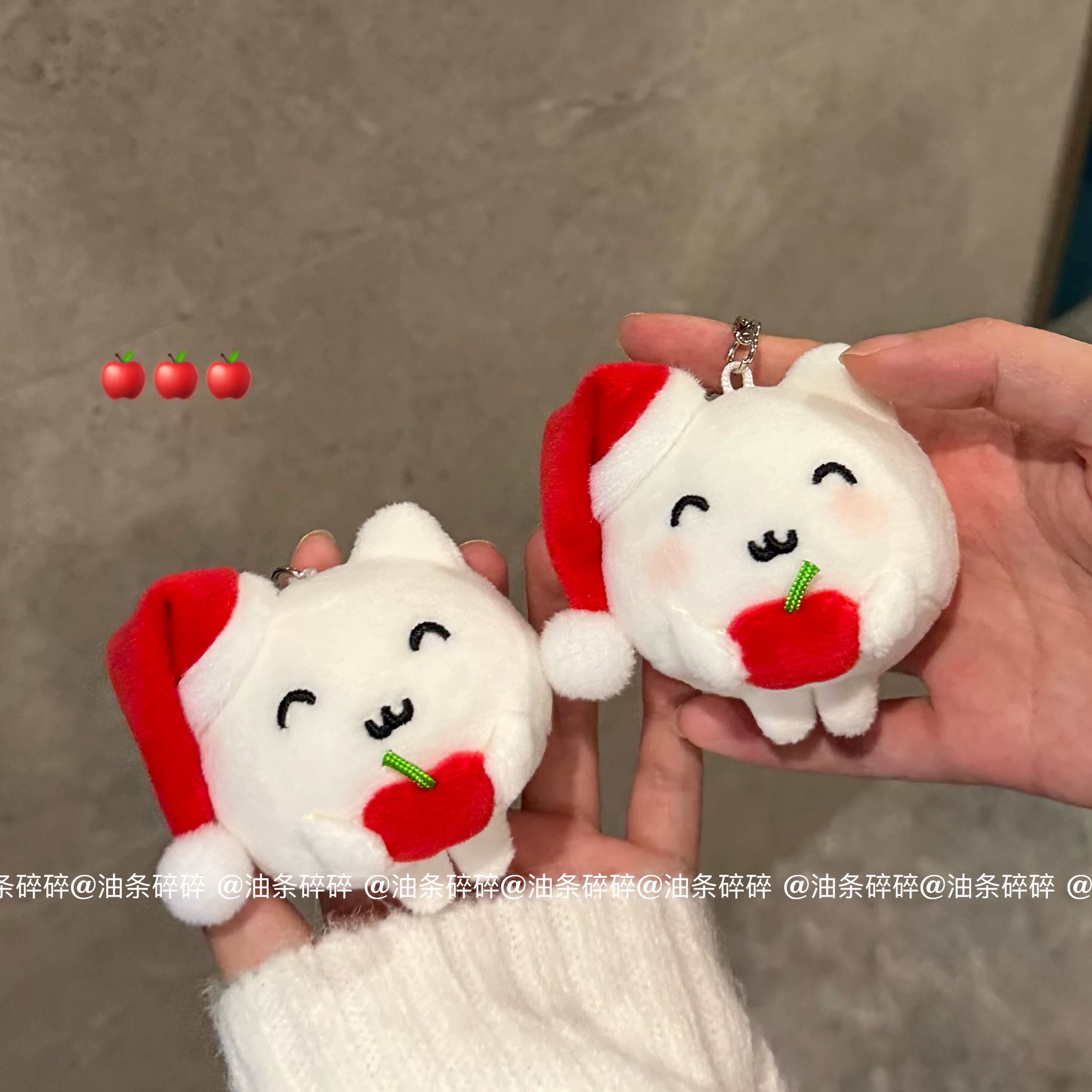 New🌷 聖誕蛋貓毛絨掛件
