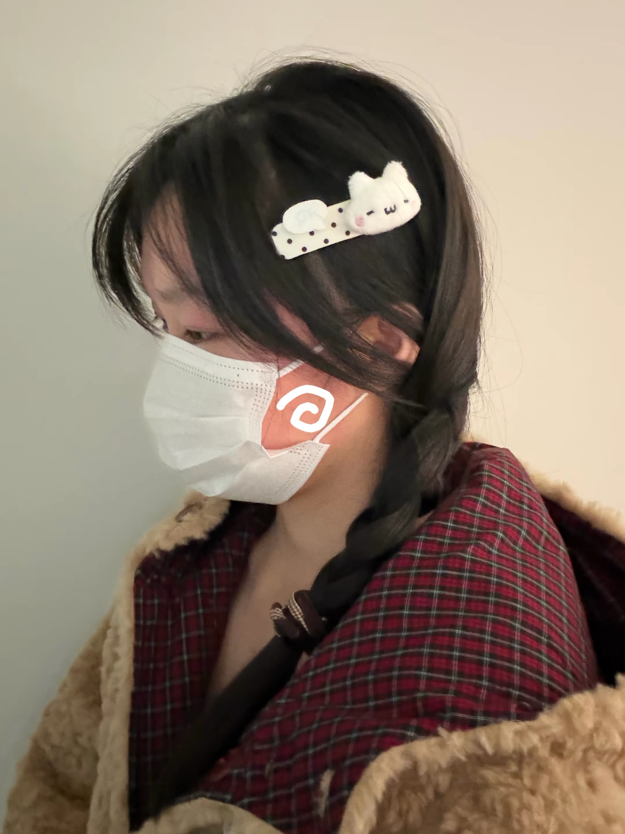 New🌷 貓波點髮夾