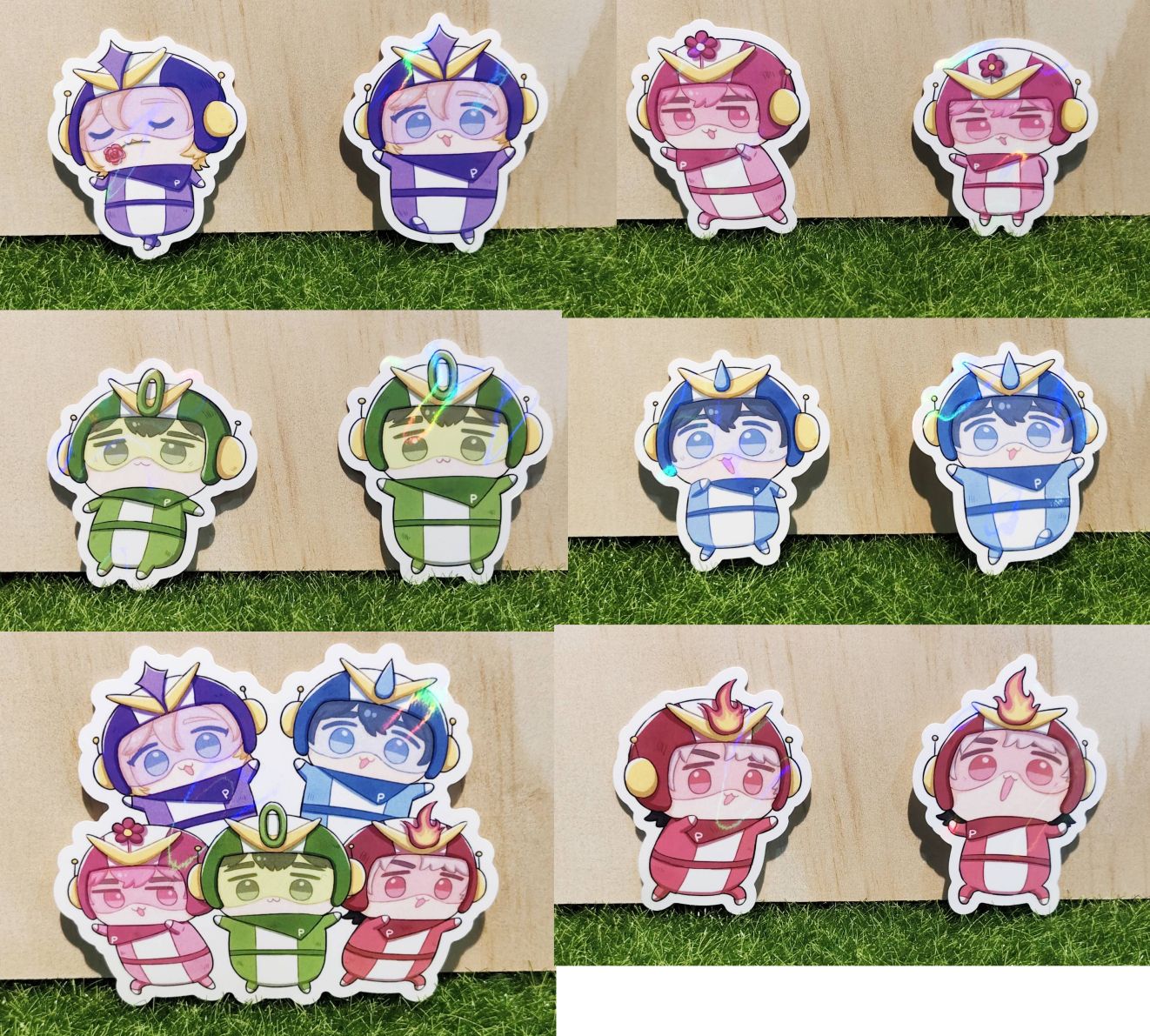 PLAV宇宙戰隊全斷防水貼紙  （實體請點開看喔~