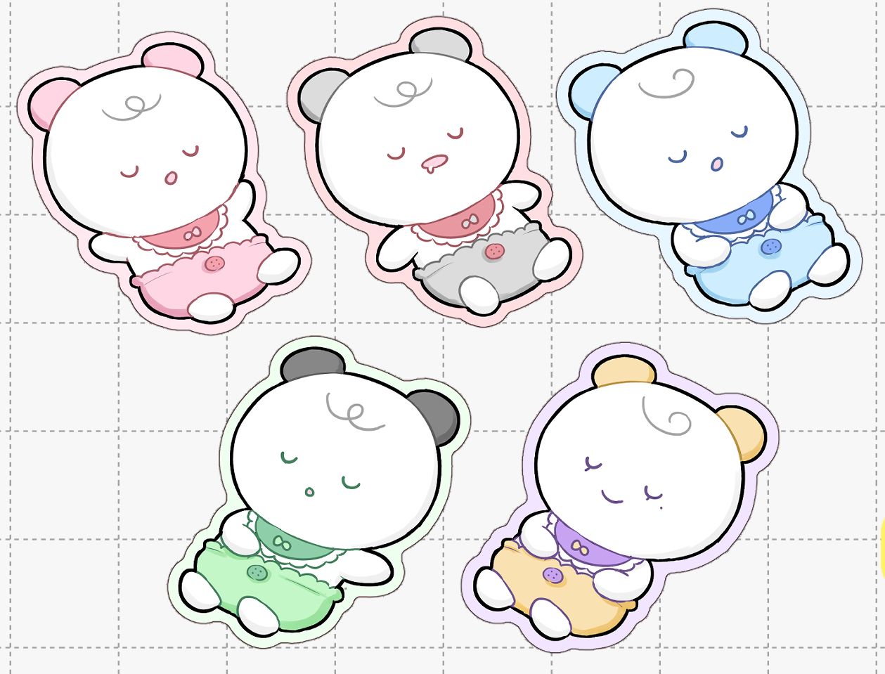 PLAVE MMMM寶寶全斷貼紙