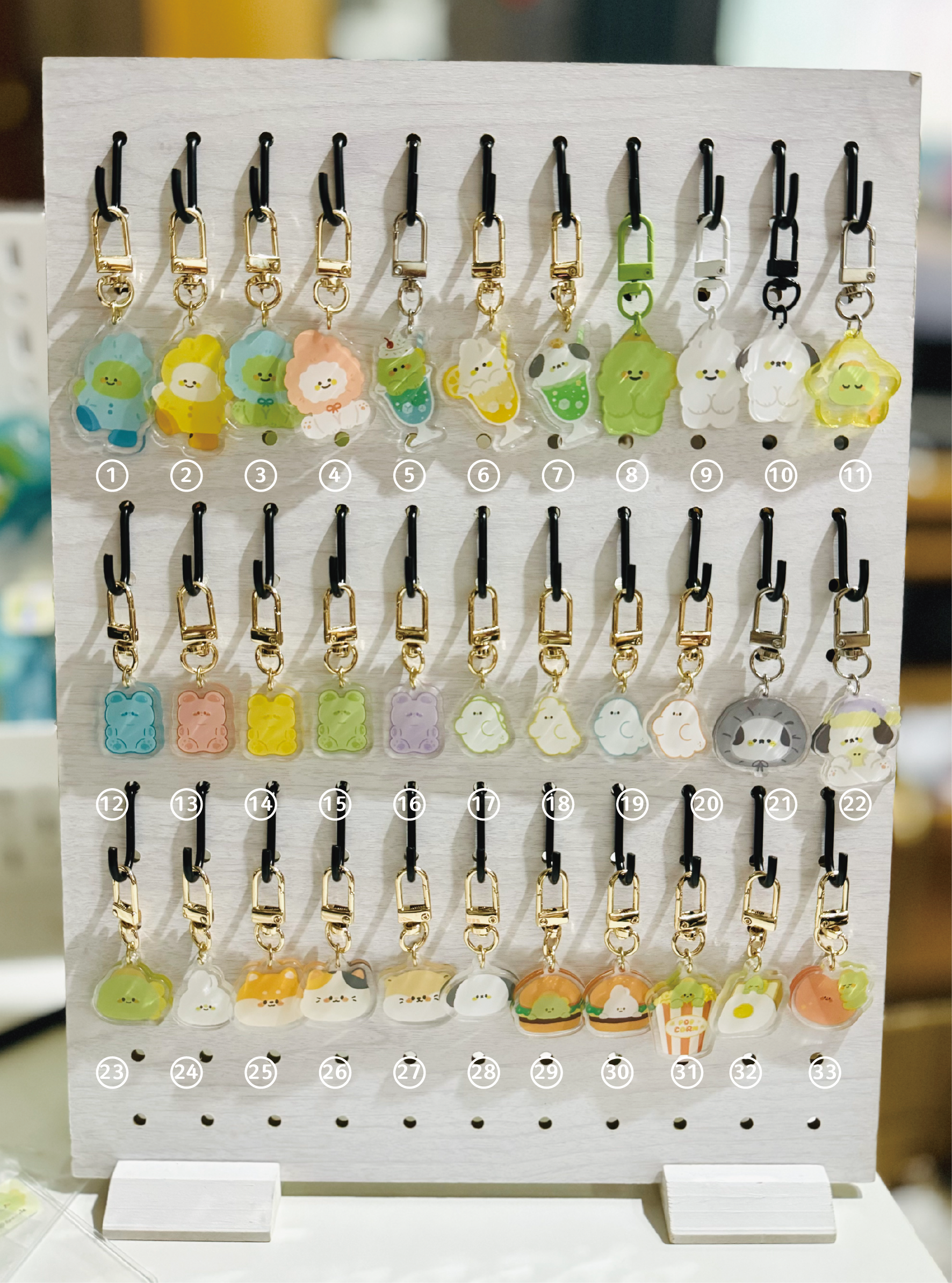 維尼有畫想說✨｜壓克力吊飾 .ᐟ（共33款）（出清優惠！）