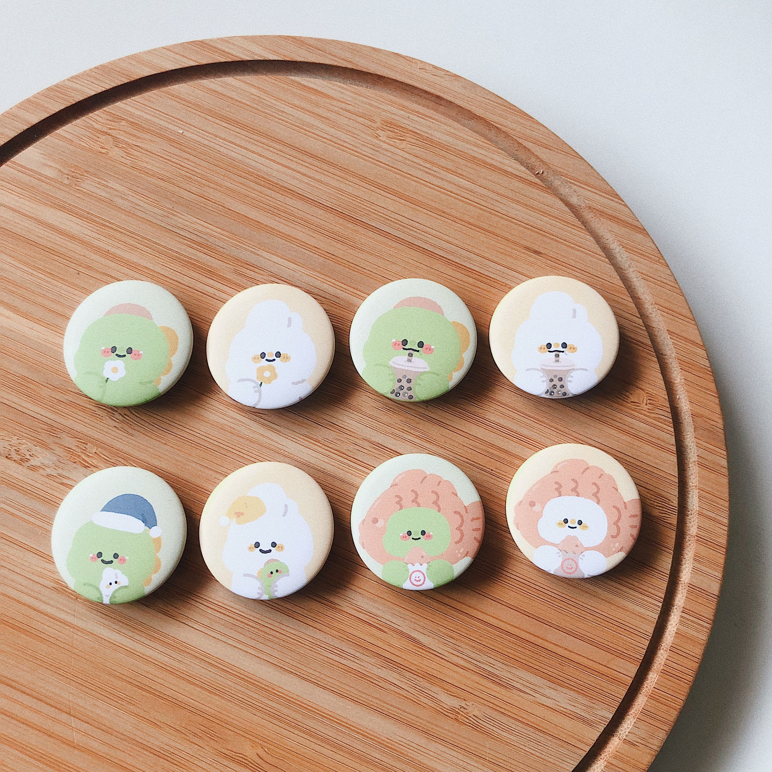 維尼有畫想說✨｜3.2mm徽章（兩入組） .ᐟ（最後數量！售完不補！）