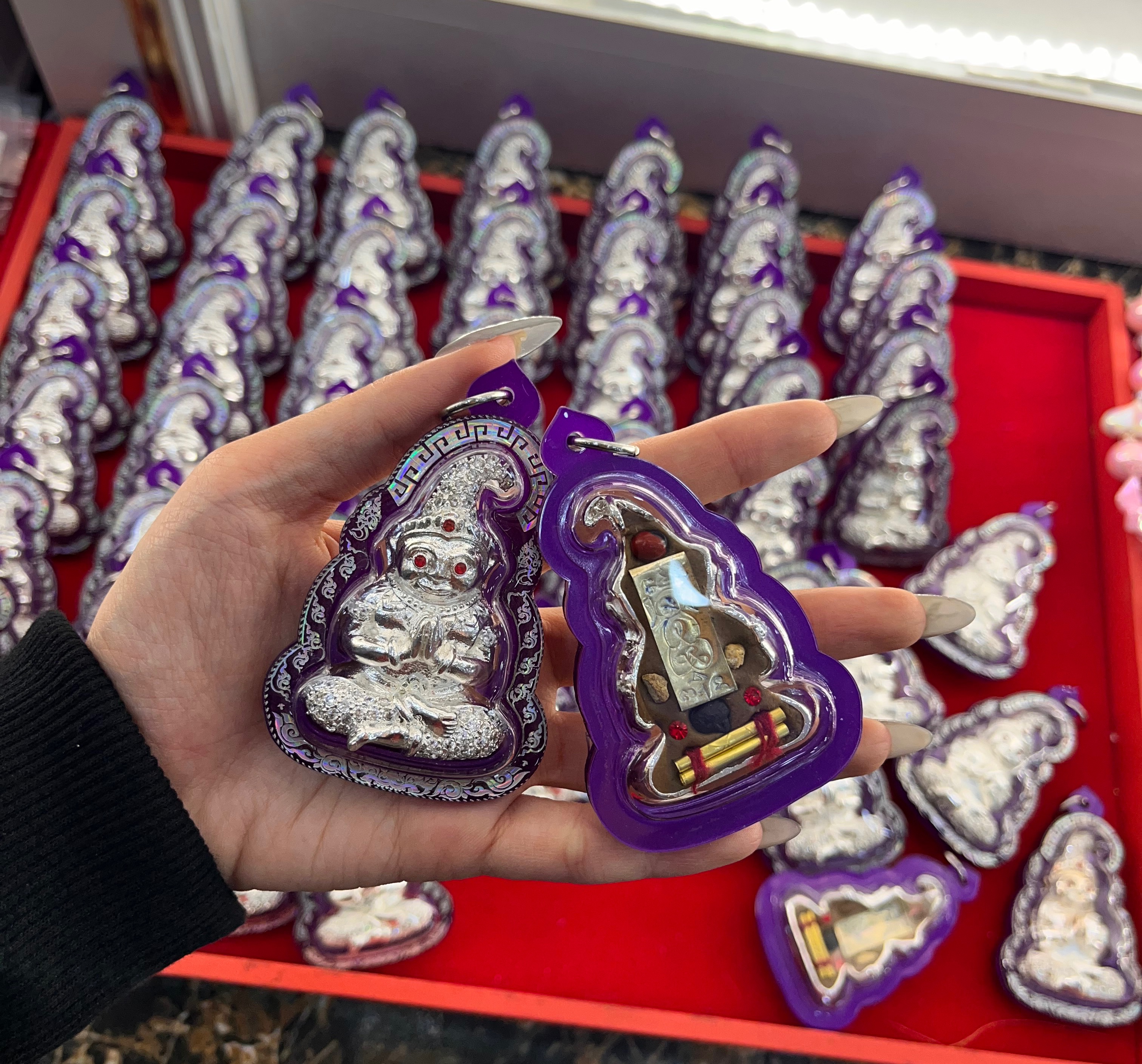 阿贊咒🇹🇭特大模 紅眼銀帕🔥正牌不用供奉/無靈體｜功效點照片往下滑