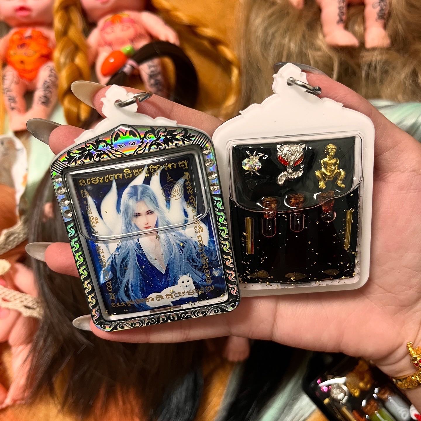 阿贊咒🇹🇭精緻殼✨藍髮哥哥🔹大模 微陰料 入靈入法入料