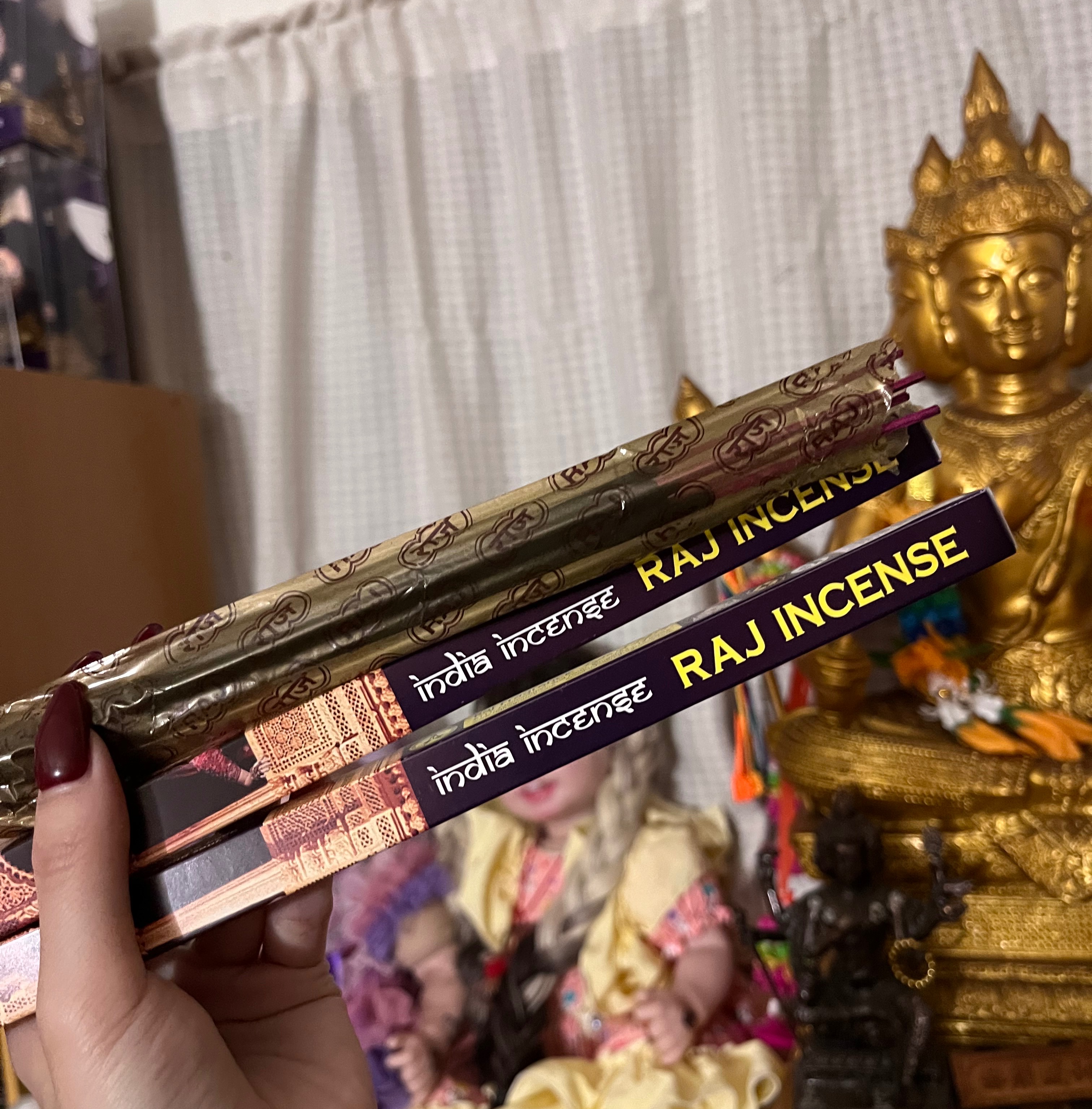 RAJ印度香🇮🇳味道濃厚 達摩線香·所有聖物皆可｜23cm一根