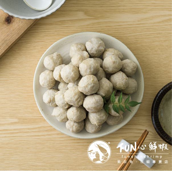 【Fun心鮮蝦】-虱目魚珍珠丸300g/包