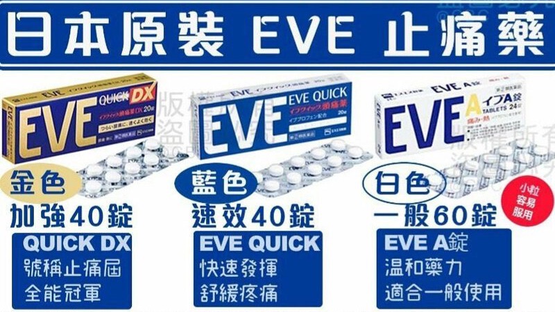 7.EVE止痛藥（頭痛 經痛