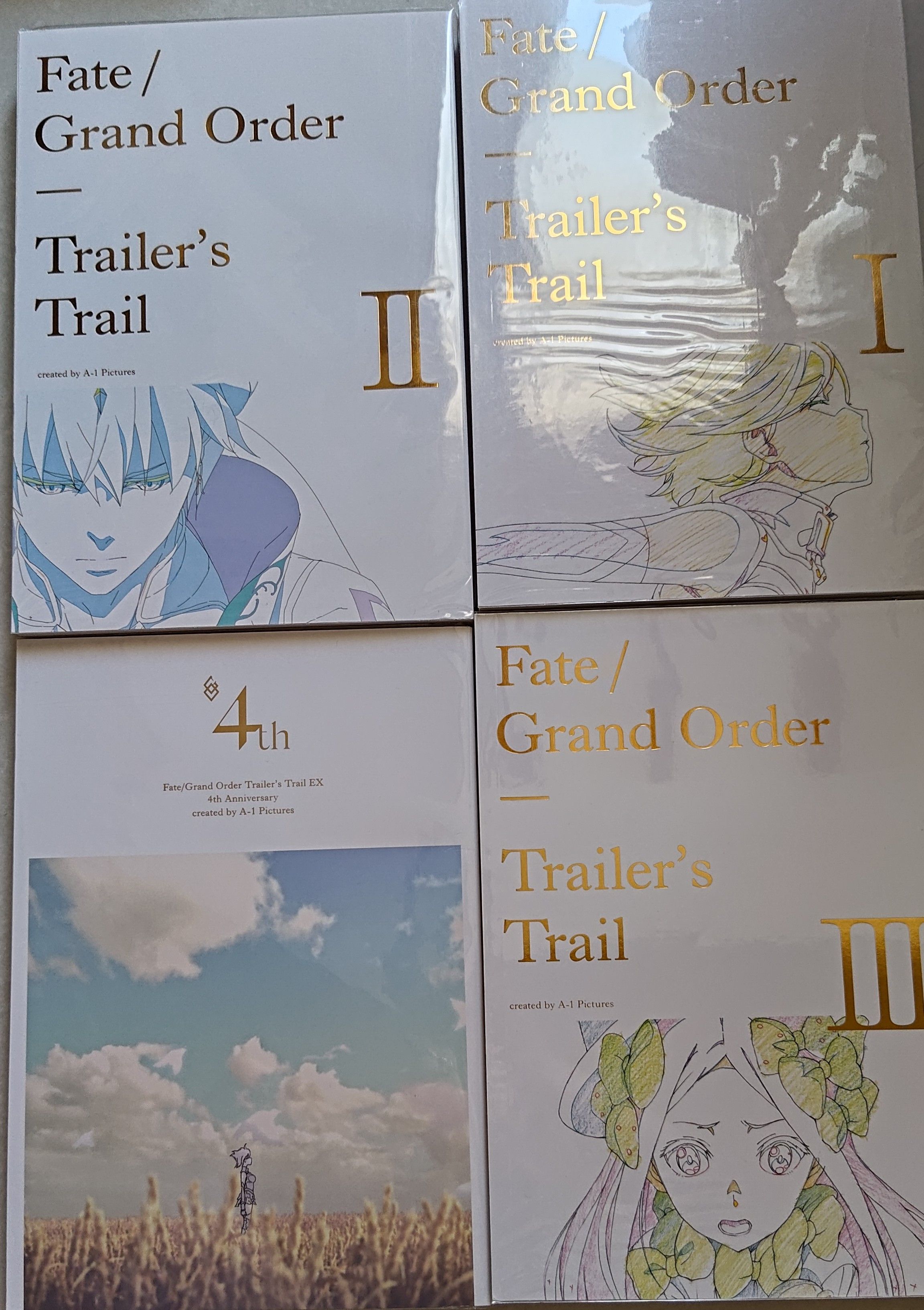 二手日文書/FGO/FATE/A-1/Fate/Grand Order Trailer’s Trail/動畫分鏡集原畫集
