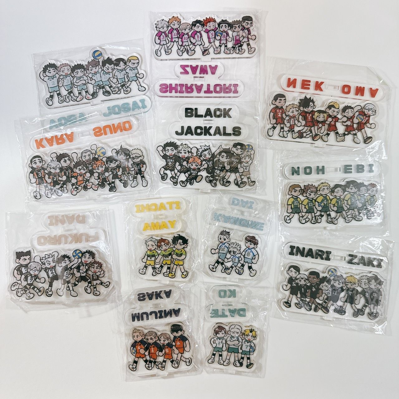 [壓克力立牌]（改版）排球各校立牌