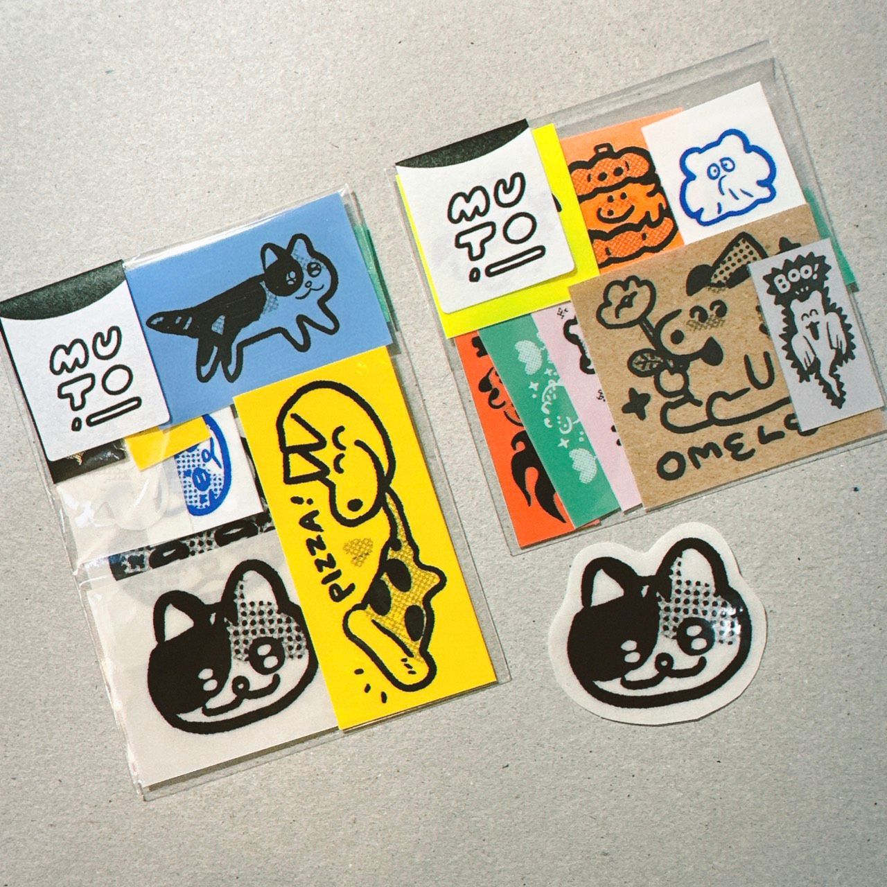 [標籤貼紙]燒奶狗+歐姆