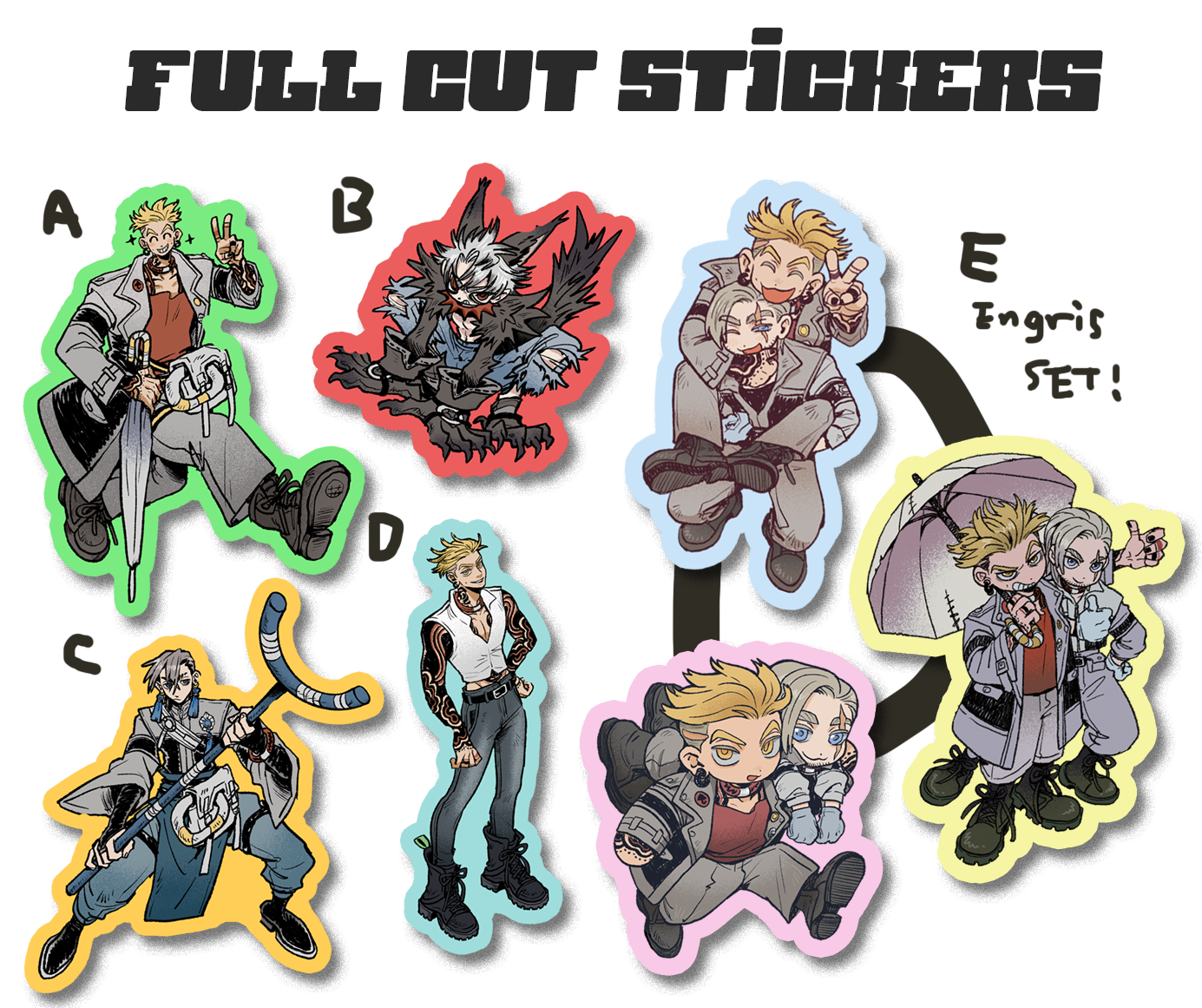 [全斷貼紙]GACHI大貼紙