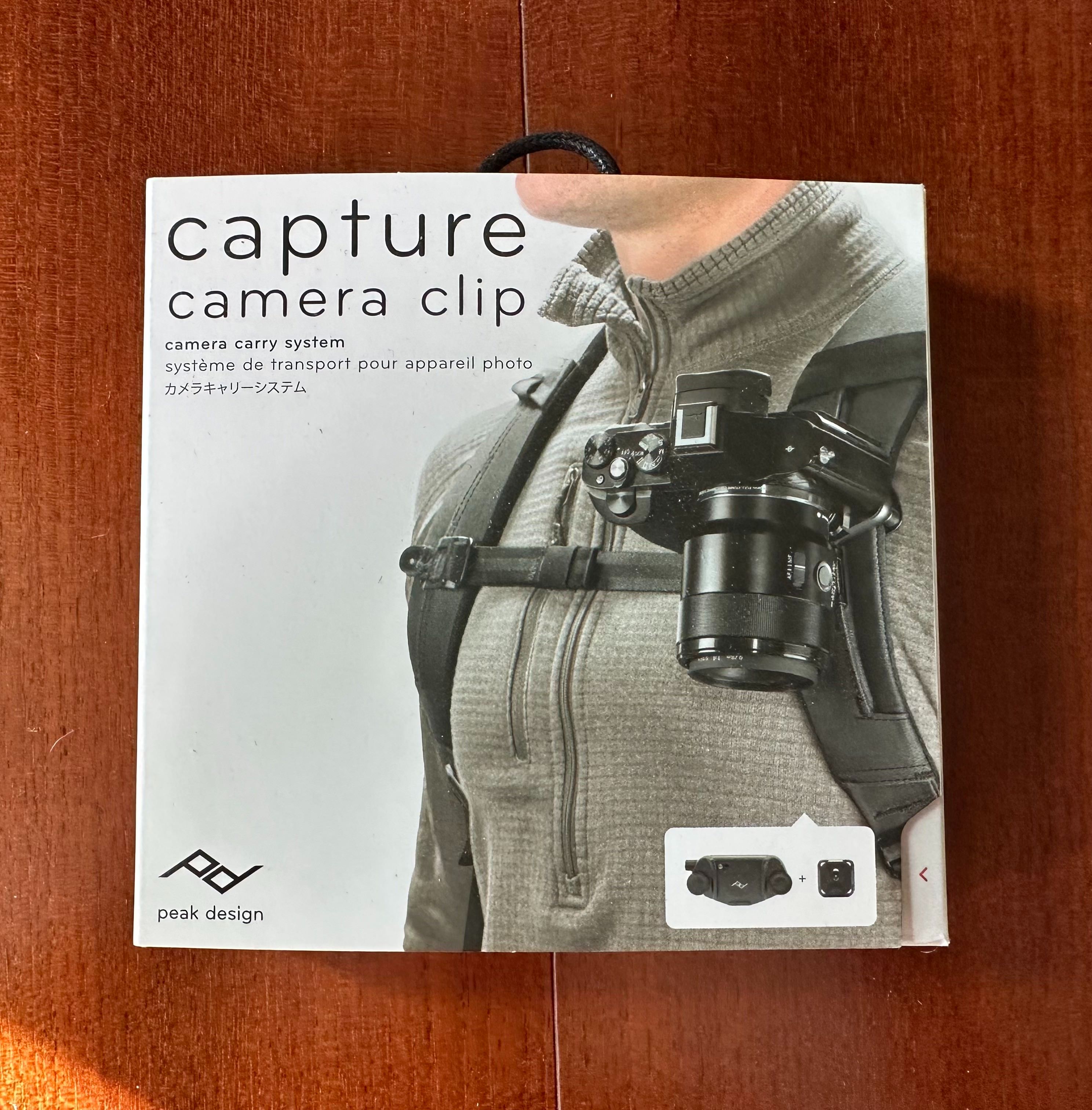 PEAK DESIGN Capture V3 camera clip 黑色 含標準快拆板