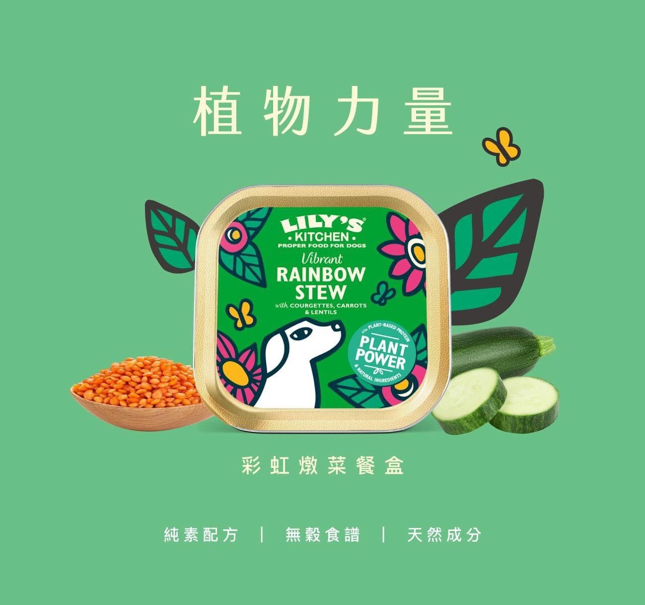 莉莉廚房 彩虹燉菜（犬）150g 植物力量 Vegan 新品特惠 豐富營養 藥草添加 素食狗罐頭 全素餐盒