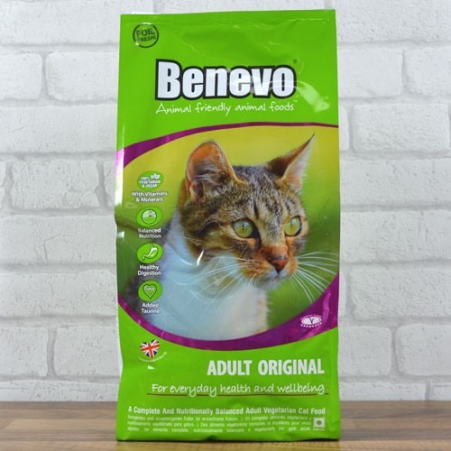 Benevo 純素貓飼料2kg 班尼佛素食貓糧 英國進口 Vegan貓食 添加牛磺酸螺旋藻 原廠包裝