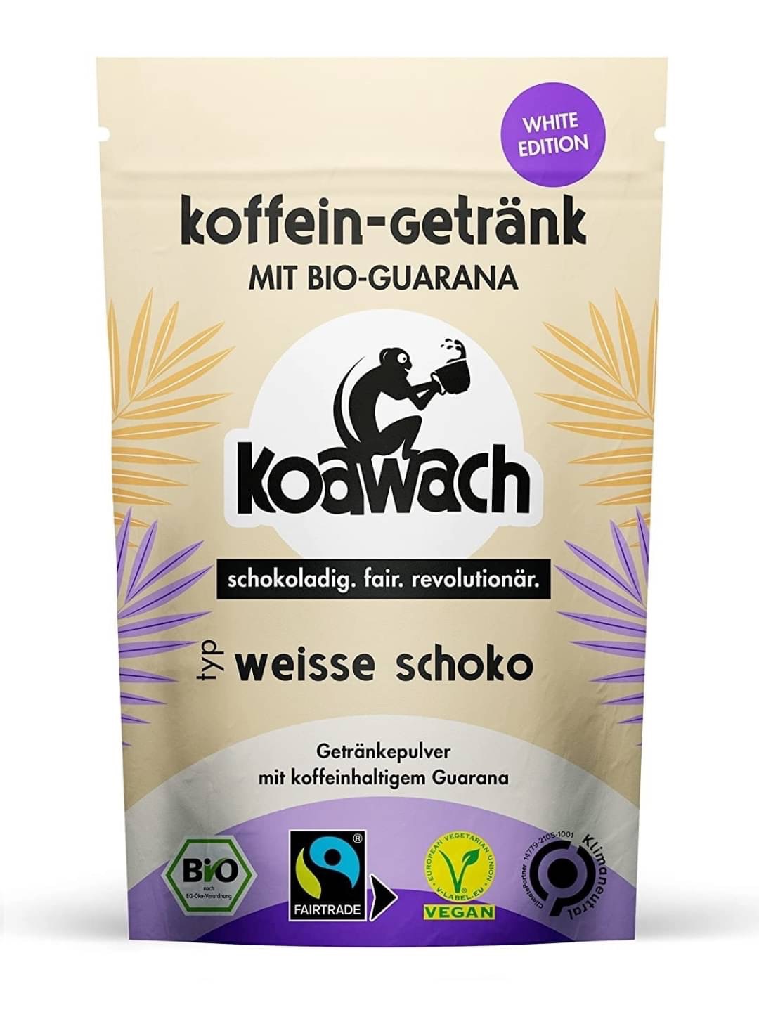 Koawach 燕麥奶粉型白巧克力 100g Bio 公平貿易