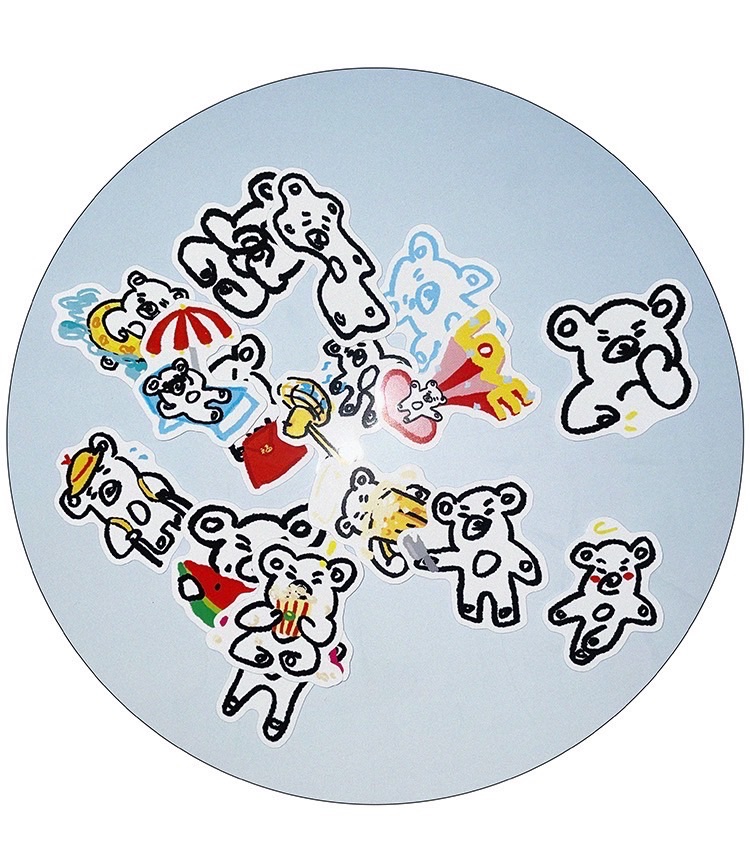 Koong0 is bear four 貼紙