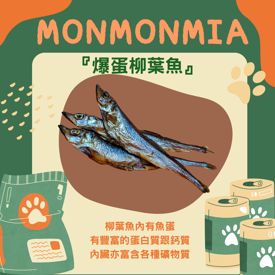 柳葉魚「狗貓」