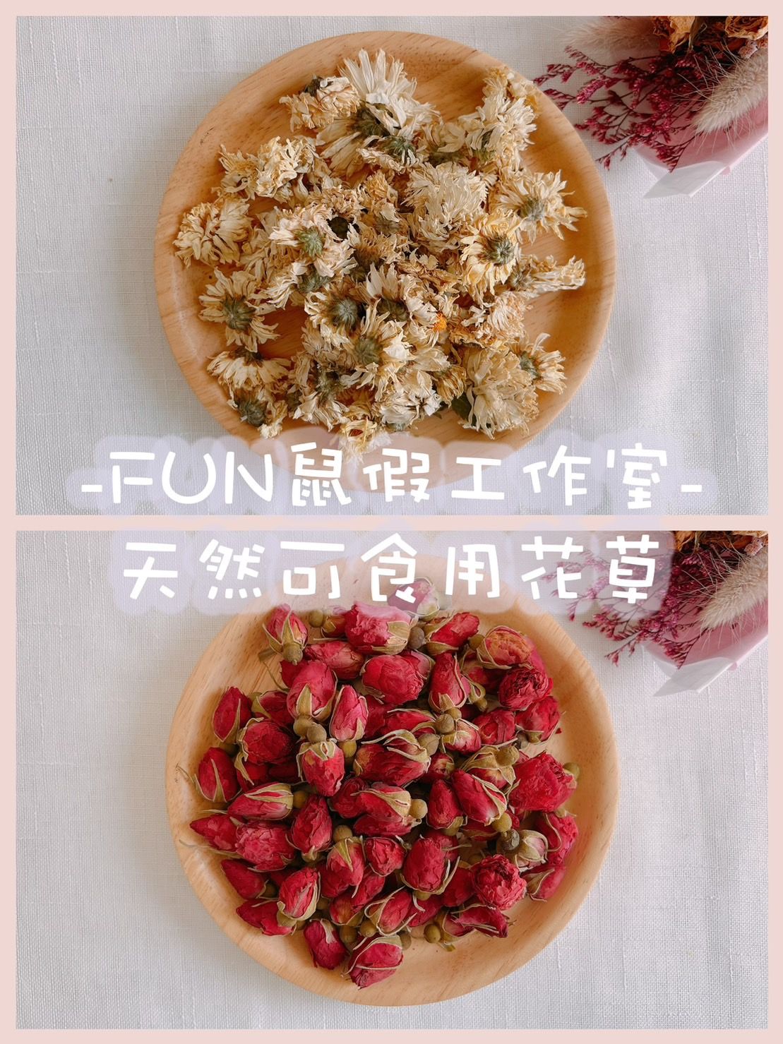 -FUN鼠假手作-天然可食用花草