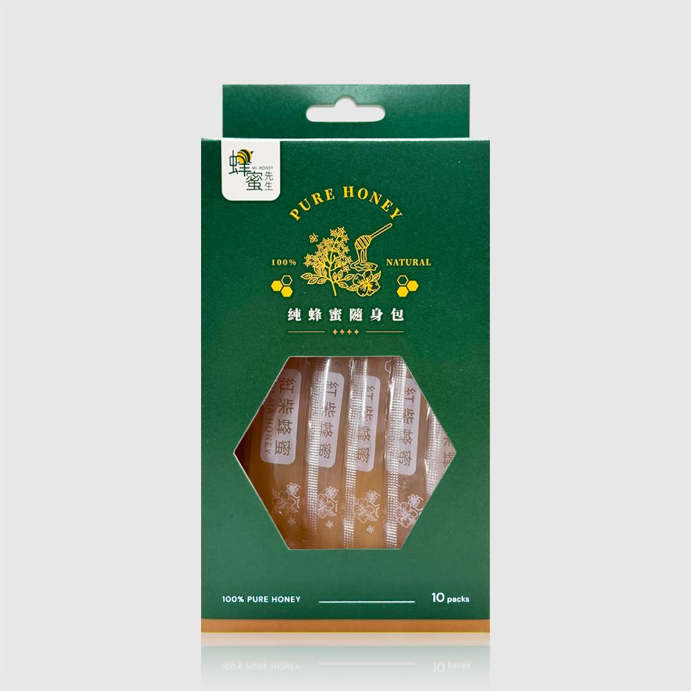 【蜂蜜先生】台灣-紅柴蜂蜜隨身包（24gX10條）