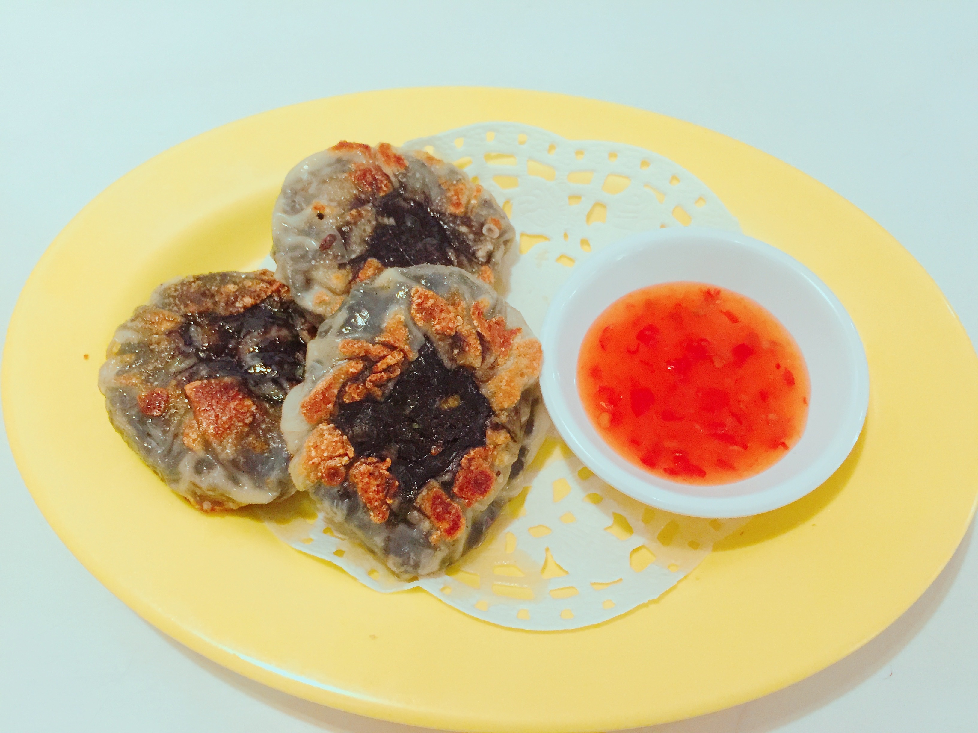 鮮蝦墨魚煎餅