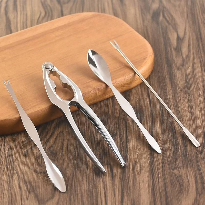 不銹鋼吃螃蟹工具四件套