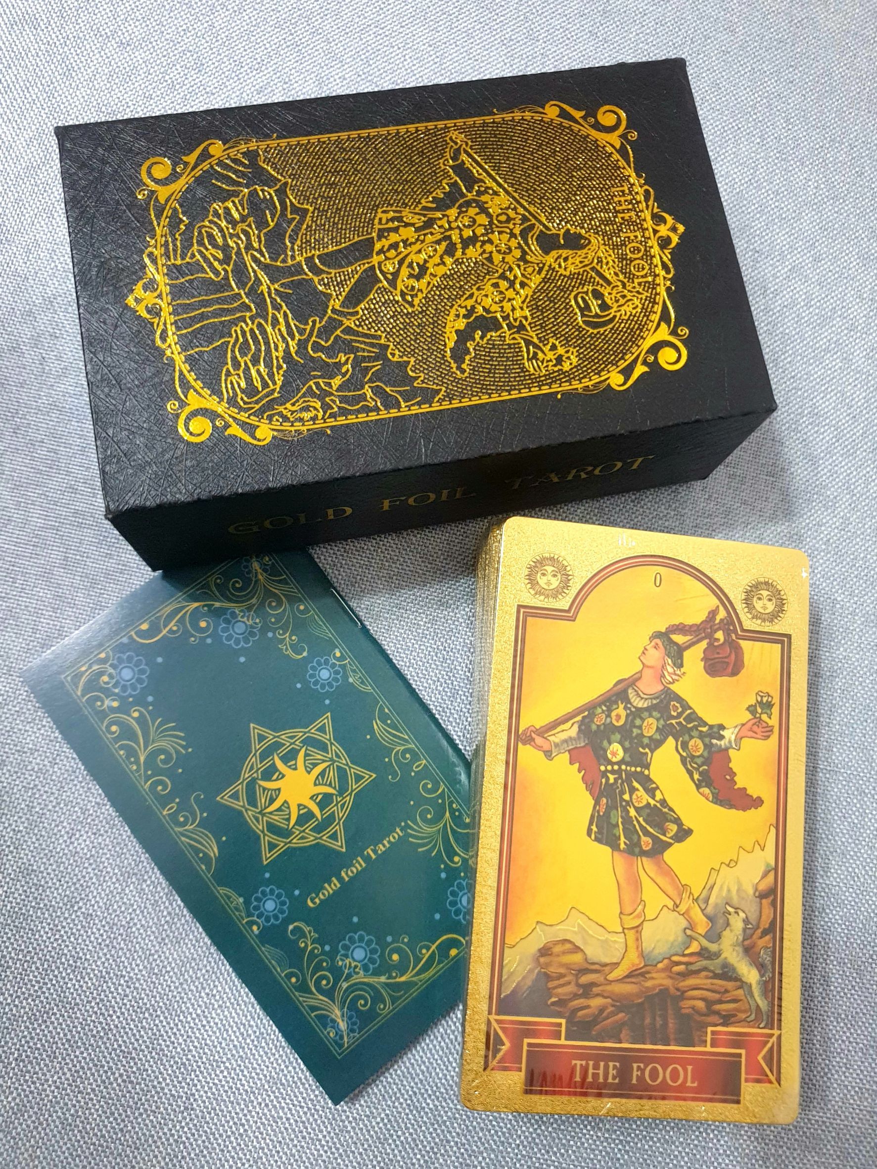 偉特塔羅卡牌 盒裝精裝版 占卜 tarot 燙金