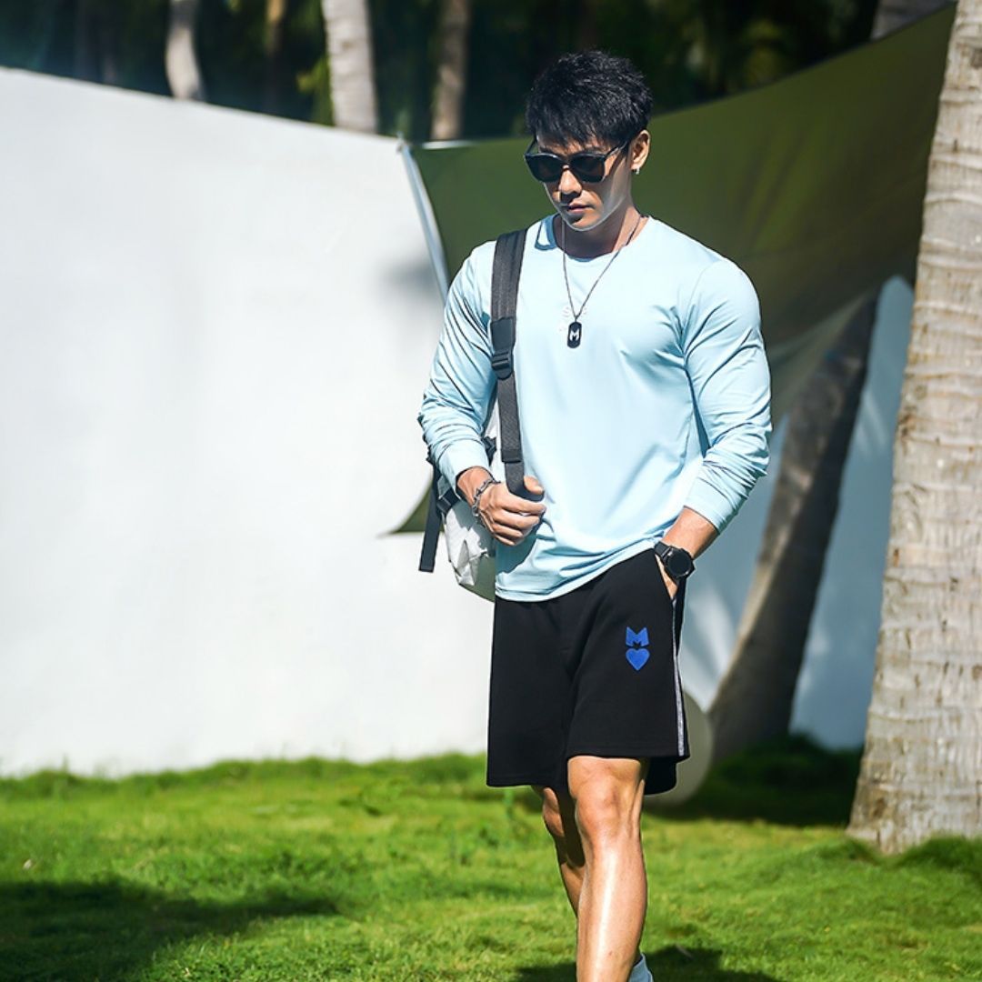 ONE＆FIT-MOEA SPORT 簡約SUPMO -T恤-黑色