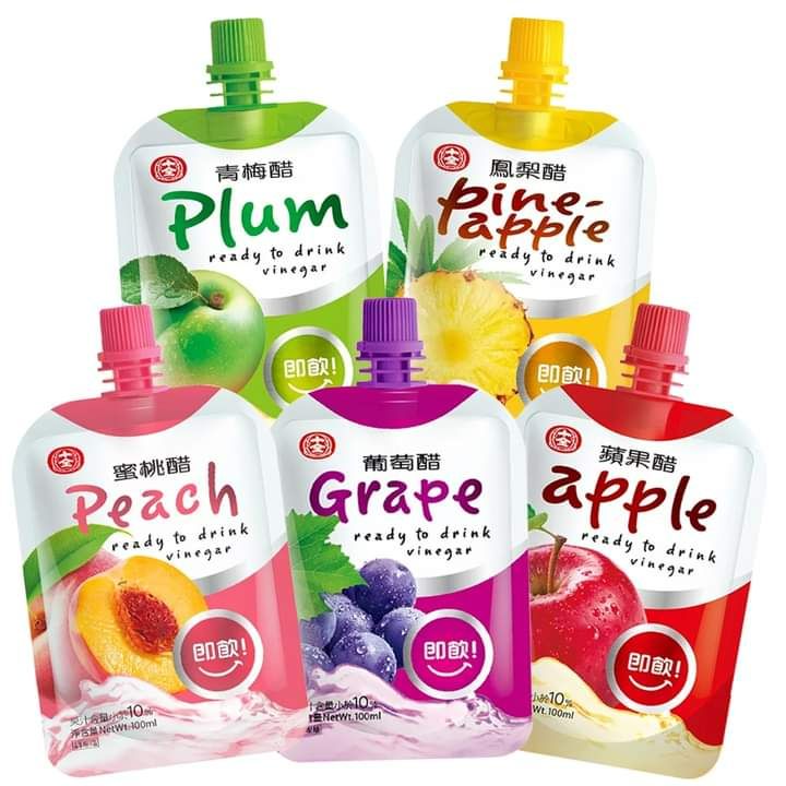 ⭕十全 🍍🍏🍉🥭🍓即飲果醋🥤水果醋🥤果醋飲 100ml